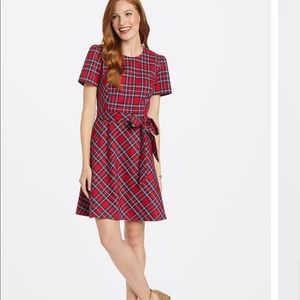 Draper James Red Plaid Dress size 6